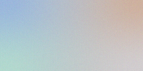 Gradient textured pastel background with noise effect in light blue green and peach colors