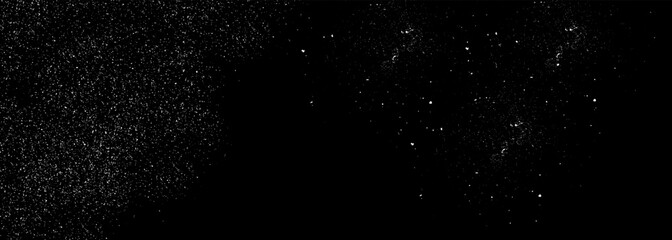 Paint splatter background. Black vector paint drops splatter. Dust overlay distress grain. Black paint splatter. Ink blots. Dust particles texture. Grunge urban backdrop. art