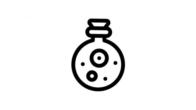 potion minimalist stroke animation