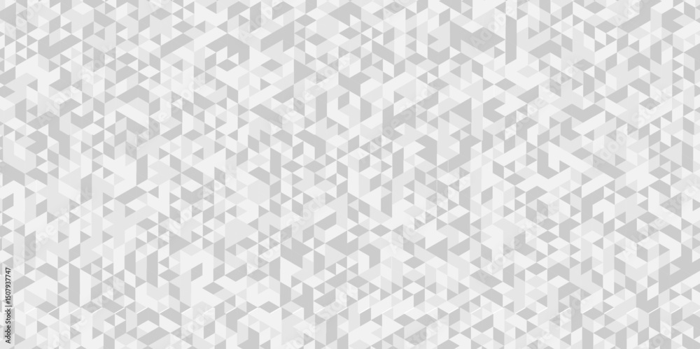 Poster abstract geometric background vector seamless technology gray and white background. abstract geometr