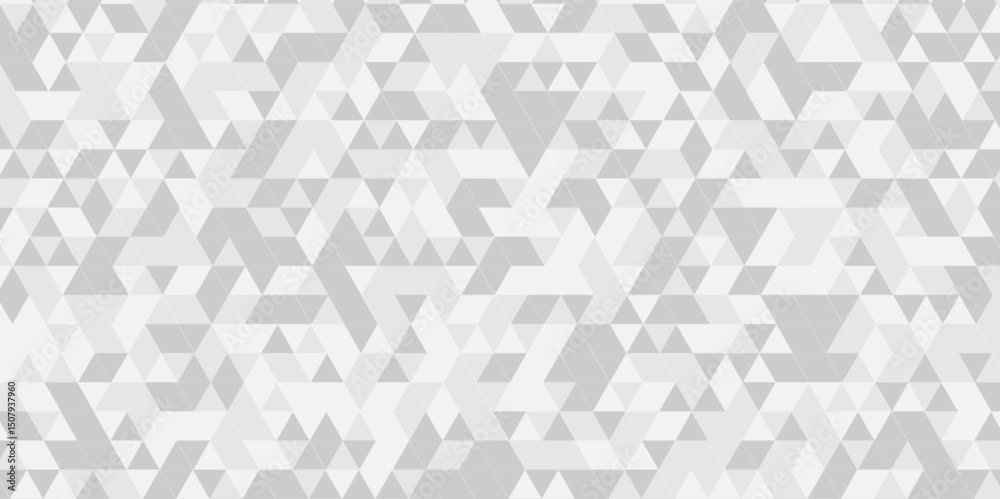 Poster abstract geometric background vector seamless technology gray and white background. abstract geometr