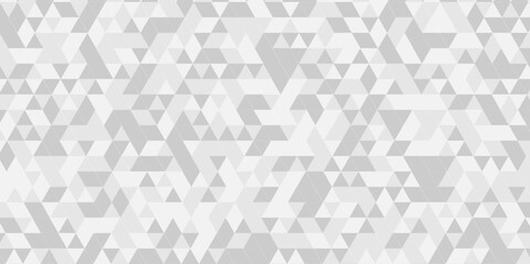 Abstract geometric background vector seamless technology gray and white background. Abstract geometric pattern gray Polygon Mosaic triangle Background, business and corporate background.	
