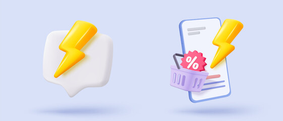 3d tag price icon for discount coupon of cash and future use online shopping. sales with an excellent offer for shopping, special offer promotion. 3d discount tags icon vector render illustration