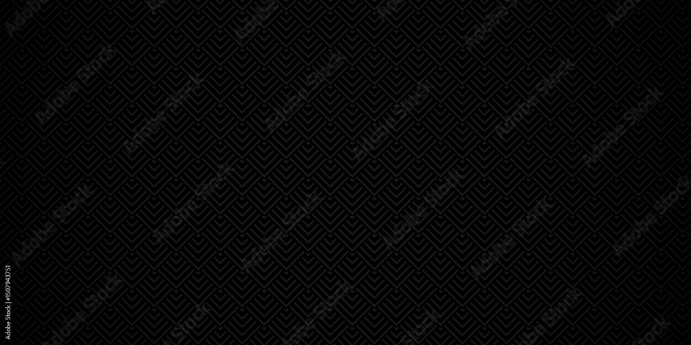 Poster abstract overlapping vector black and gray pattern wave lines fabric square line background. seamles