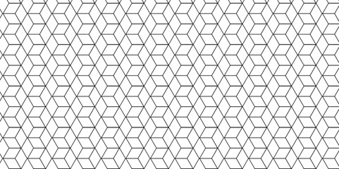 Fototapeta premium Hexagon square cube geometric pattern shapes grid metal element texture design. vector tiles gradient science web tech connection triangle diamond honeycomb hexagon art.