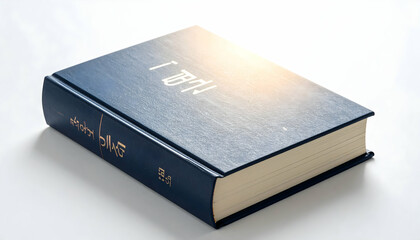 Korean Novel Cover Angled Light, Hangeul Typography, Book Design