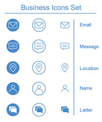 business essentials icons pack, vector illustration art