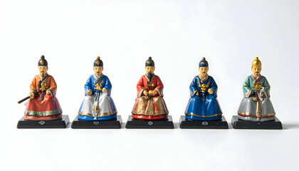 Miniature Korean Royal Court Figurines A Set of Exquisitely Crafted Collectibles