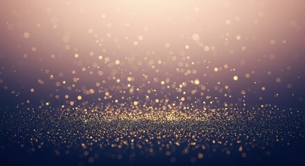 金色の輝きと粒子を持つ抽象的な背景素材