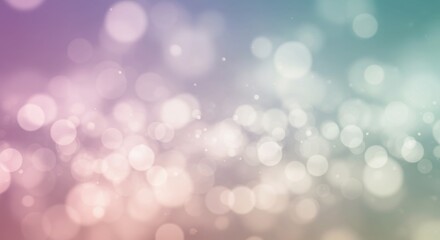キラキラした光とパステルカラーの幻想的なボケ背景