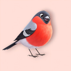 Fototapeta premium red cardinal on a branch