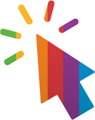 Pride Month Mouse Icon Rainbow LGBTQ Icon