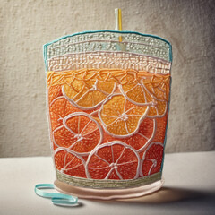Dreamlike Drink Embroidery Art via Pinhole Photography