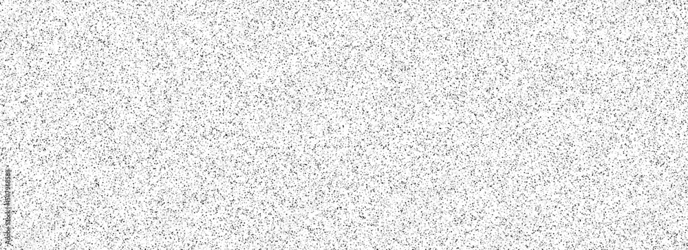 Poster black rough grain background. random noise snow overlay texture. abstract grungy grit dotted wallpap