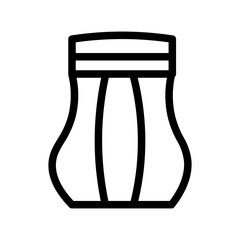 salt shaker line icon