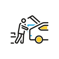 Multi color icon for consumers