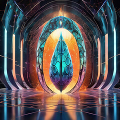Digital Chrysalis IMAX Format Rule of Thirds Artwork