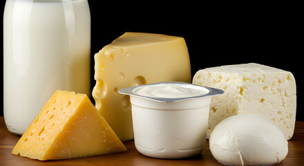 Dairy Delights: Milk, Cheese, and Yogurt Selection