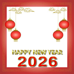 New Year Festival, Greeting Card, Bless, 
Happiness, Celebrate, Send Happiness