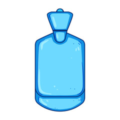 Obraz premium agony bottle pain relief cartoon vector illustration