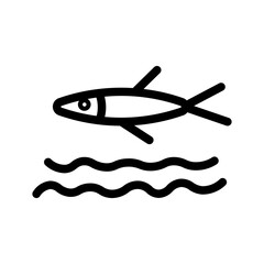 fish line icon