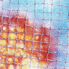 Colorful mesh fabric texture