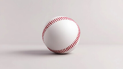 A single baseball ball on a neutral background.