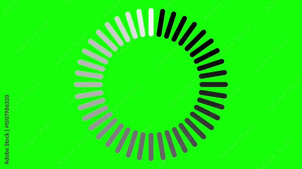 Poster loading circle animation. round loading animation. white gradient dotted round loading. loading anim