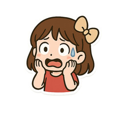 little girl with a lollipop