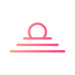 sunset gradient icon