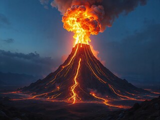 fire in the mountains