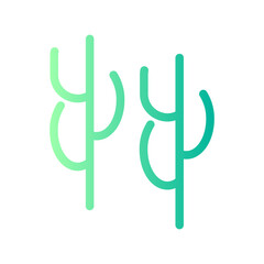 cactus gradient icon