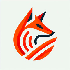 Minimalist Fox Logo
