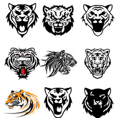 tiger vector image 2