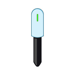 technology soil moisture sensor cartoon vector illustration