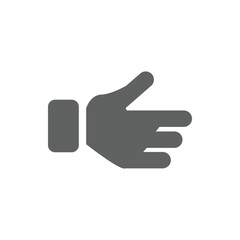 hand shape icon, praying hands