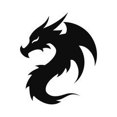 black dragon head