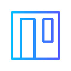 house gradient icon