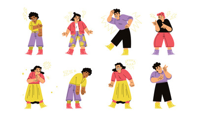 Vibrant and Colorful Dance Illustrations Featuring a Wide Range of Diverse Characters