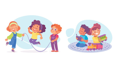 Treasured and Cherished Moments of Playtime Fun and Joyful Experiences with Children