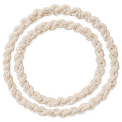 Hand-Crocheted Spiral Coasters Elegant, Creamy Beige Home Decor