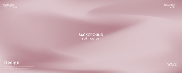Soft and beautiful brown gradient abstract wave background. Luxurious pastel color combination, product advertisement, card, poster and website template