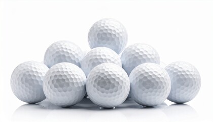 golf ball isolated on white