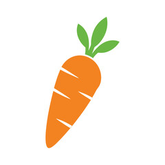 carrot isolated on white