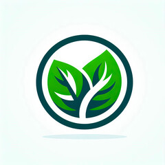 Eco Leaf Logo Design
