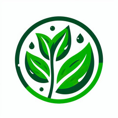 Eco Leaf Logo Design
