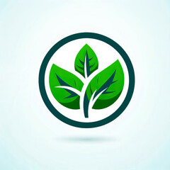 Eco Leaf Logo Design
