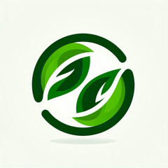 Eco Leaf Logo Design
