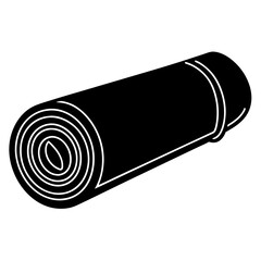vector illustration of a black pencil