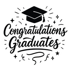 A stylish and elegant Congratulations logo design perfect for greeting cards, party invitations, event banners, certificates, awards, and social media posts. This logo symbolizes joy, success, and cel